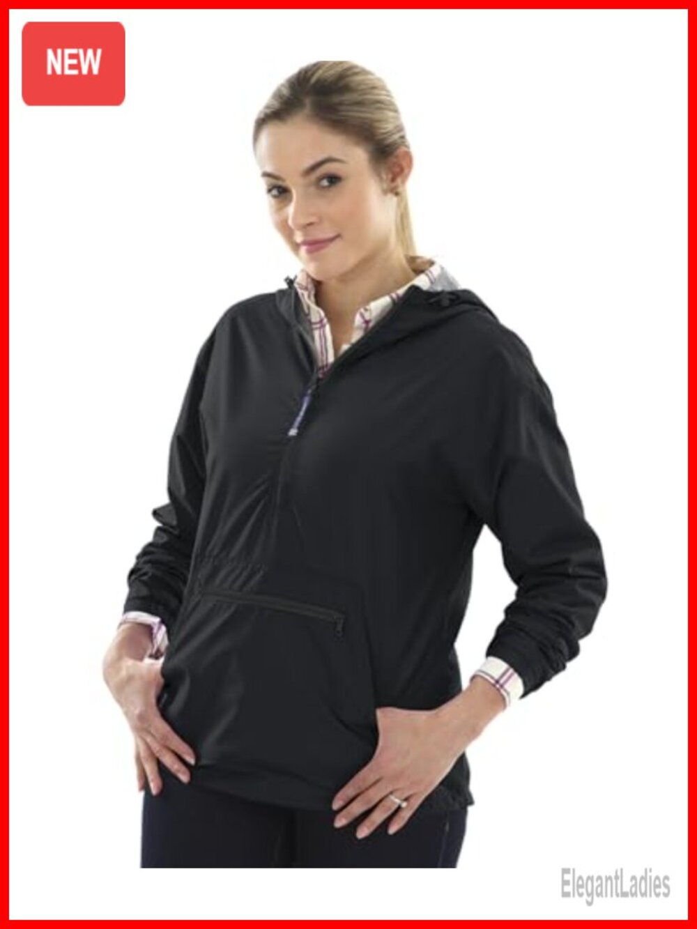 Women's Chatham Wind & Water Resistant Anorak Jacket Lightweight Breathable